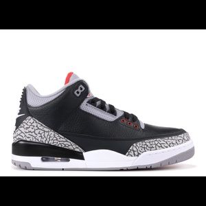 JORDAN 3 R BLACK CEMENT Tell me your size